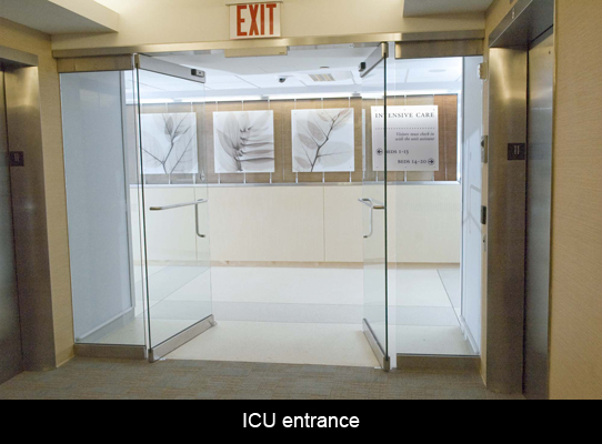 ICU entrance