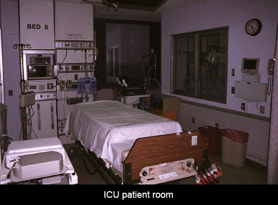 ICU patient room